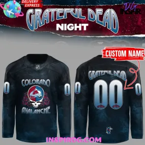 -Colorado Avalanche x Grateful Dead Night 2024 Hockey Jersey