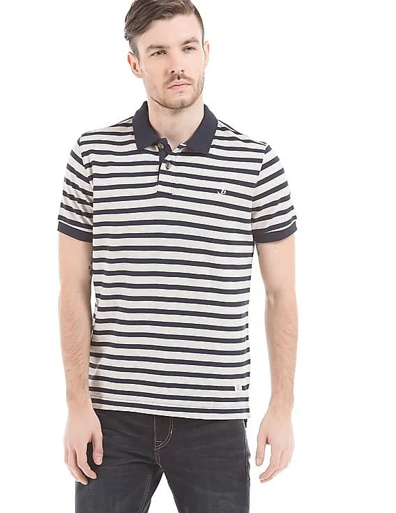 Bayisland Striped Muscle Fit Polo Shirt