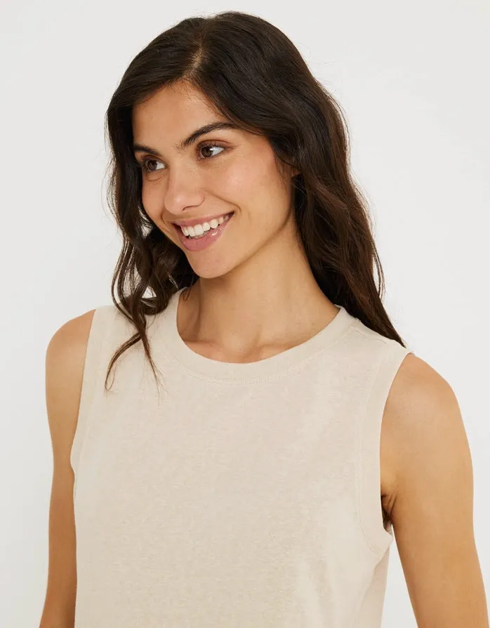 Beige tank top - Yena