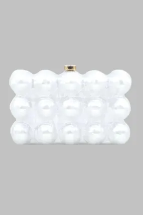 Birdie Acrylic Bubble Clutch