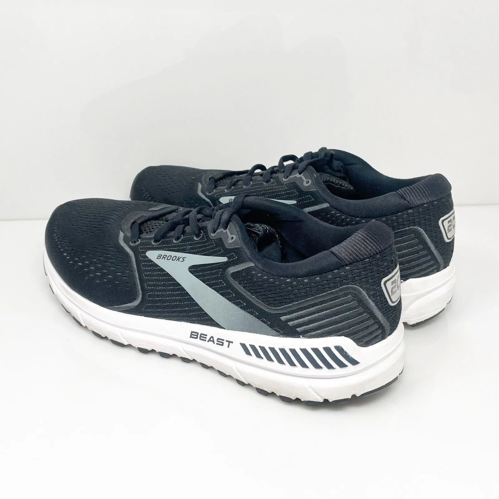 Brooks Mens Beast 20 1103271D051 Black Running Shoes Sneakers Size 11.5 D