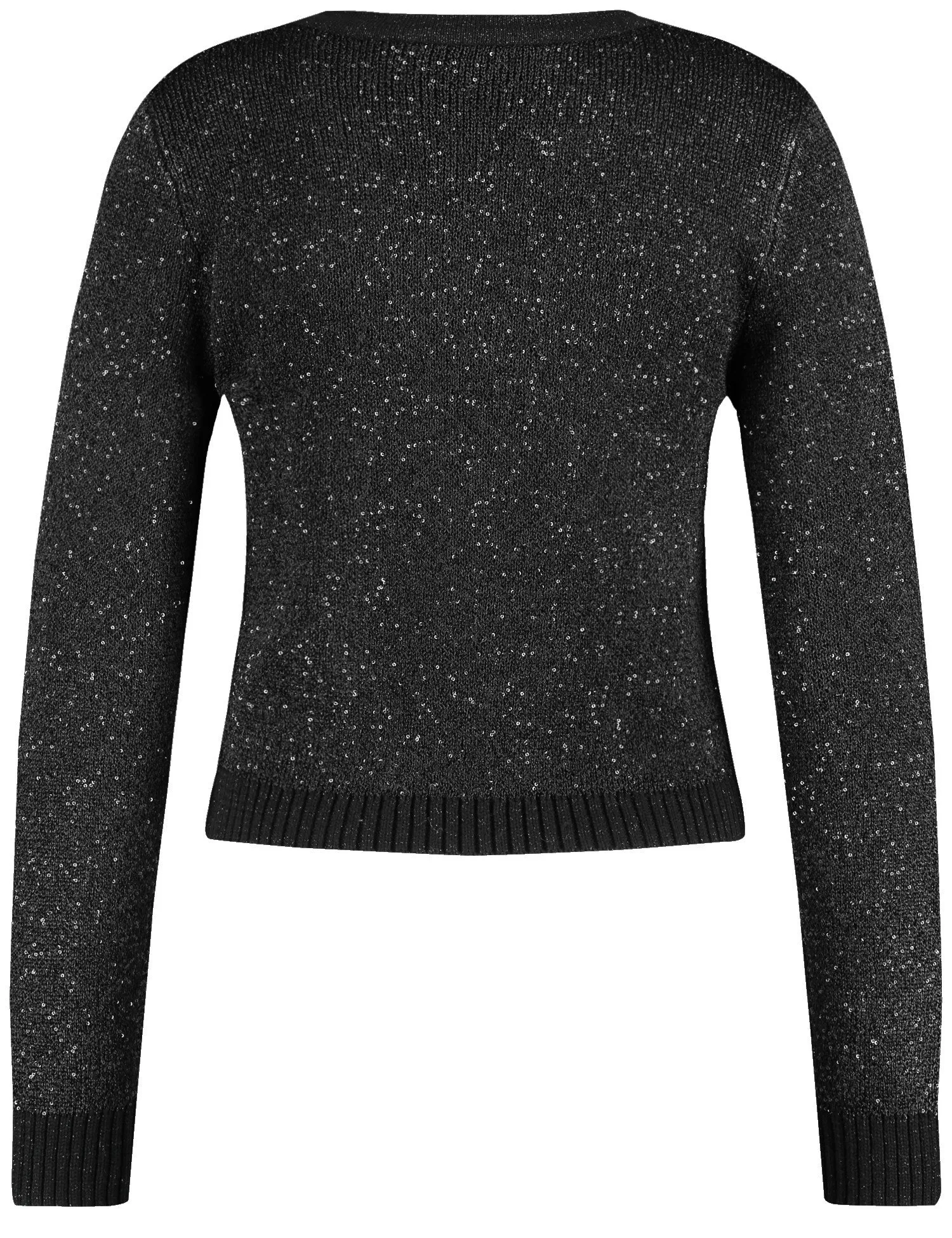 Cardigan with a glitter effect