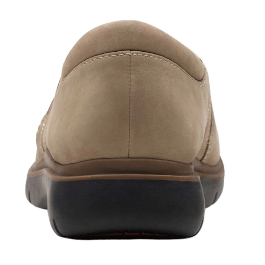 Clarks Certina Ease Slip-On Pebble Nubuck (Women's)