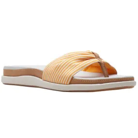 Clarks Eliza June Golden Yellow/ Off White Canvas (Women's)