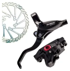 Clarks M2 Front Hydraulic Disc Brake (Rotor 160 mm) Black