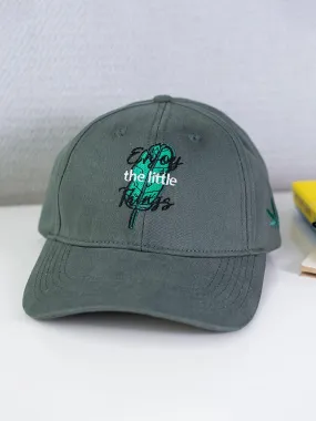 Enjoy The Little Things Gray Free Size Unisex Baseball Caps