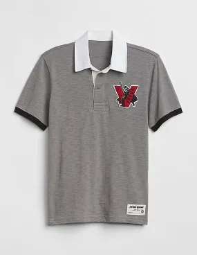 GAP Boys Grey Star Wars™ Polo Shirt