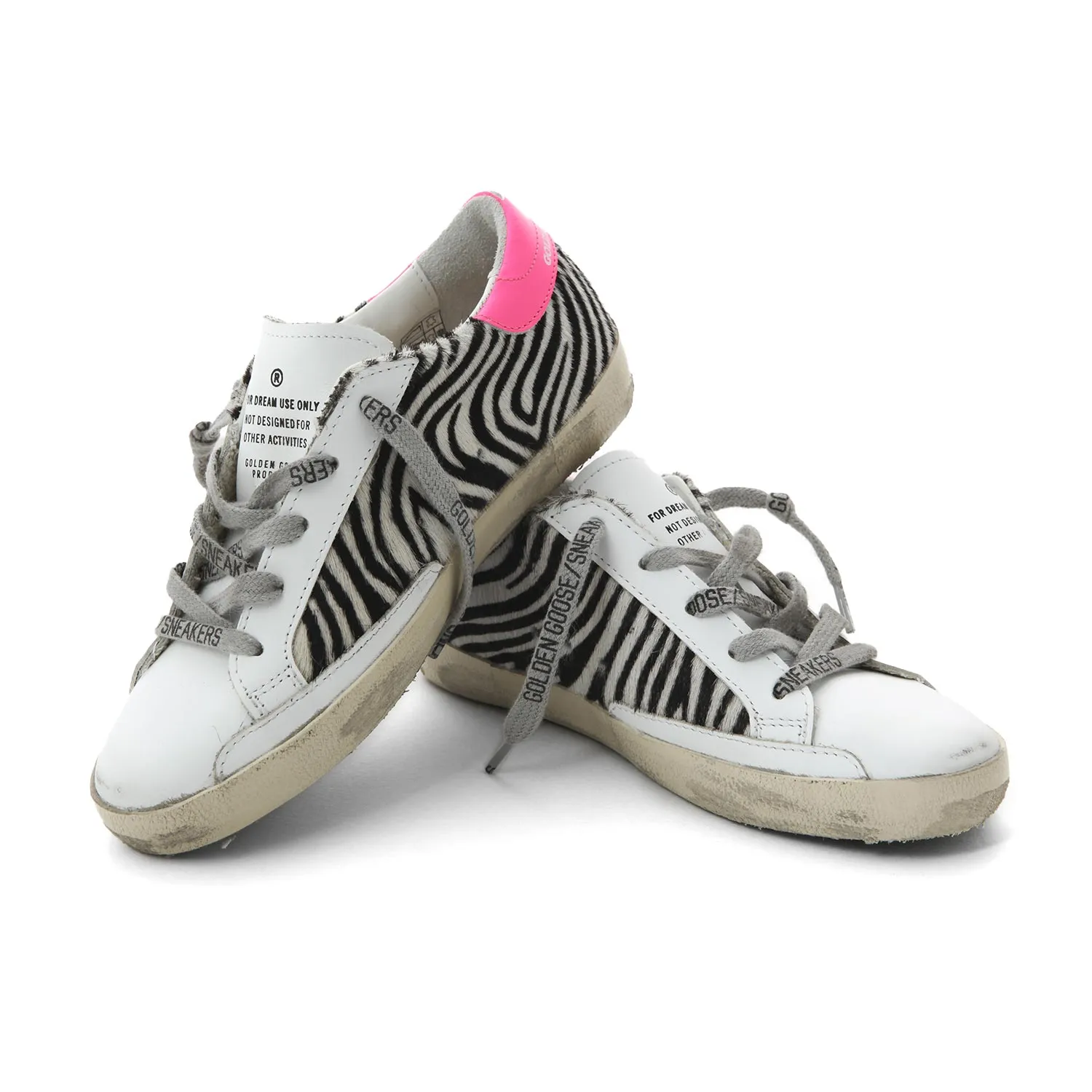 Golden Goose Zebrine Sstar Sneakers For Girls And Teen