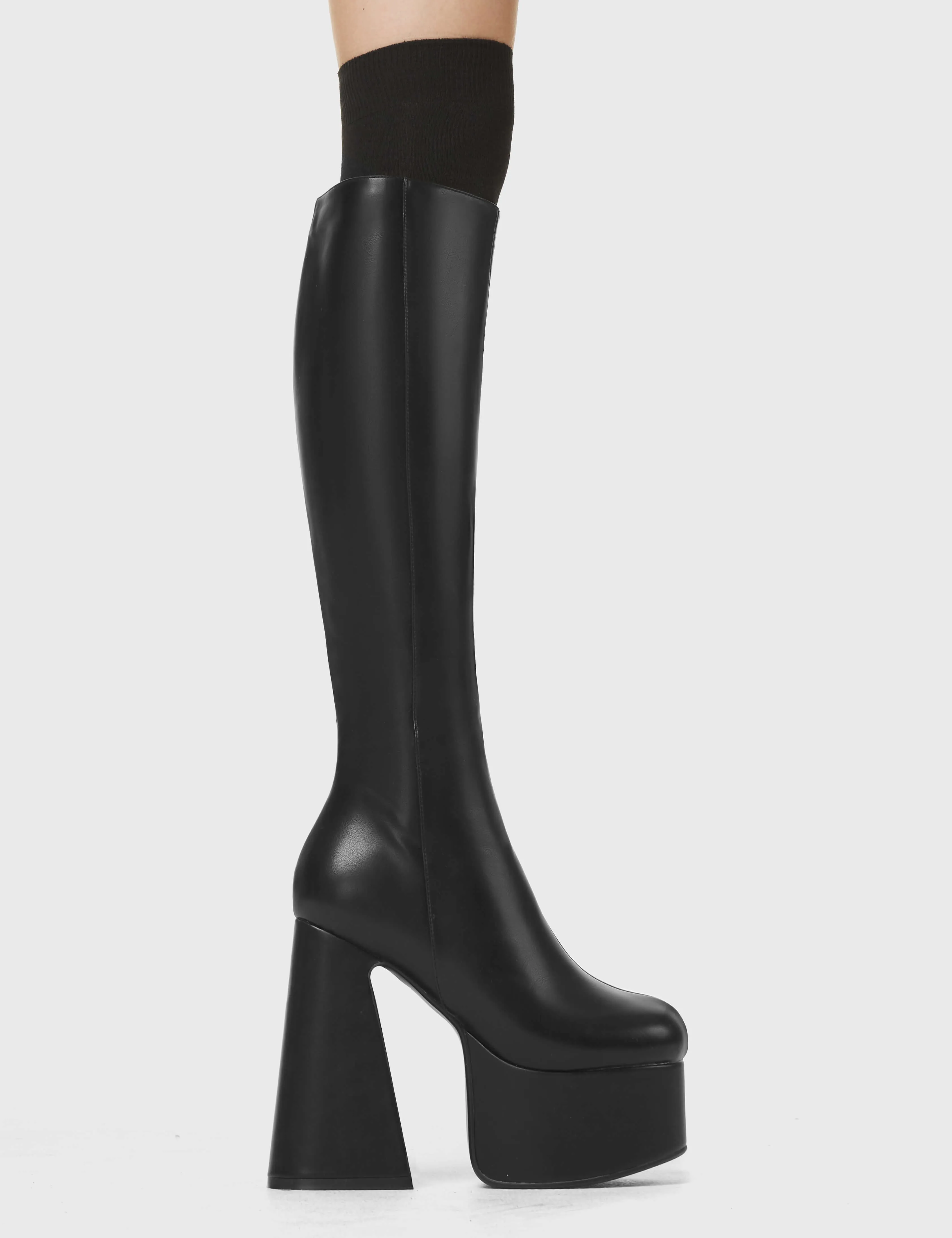 Hate You Platform Knee High Boots