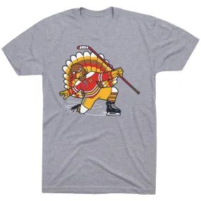 Hockey Short Sleeve T-Shirt - Cage Free Turkey Celly 