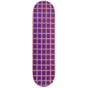 Hockey Skateboards Plaid Purple Deck 8.25
