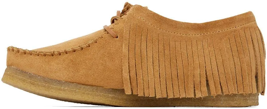 INSCRIRE Tan Clarks Original Edition Suede Wallabees