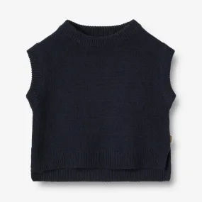 Knit Vest Cuba - navy