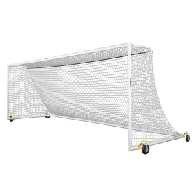 Kwik Goal Deluxe European Club Soccer Goal (8' x 24' Swivel Wheels)
