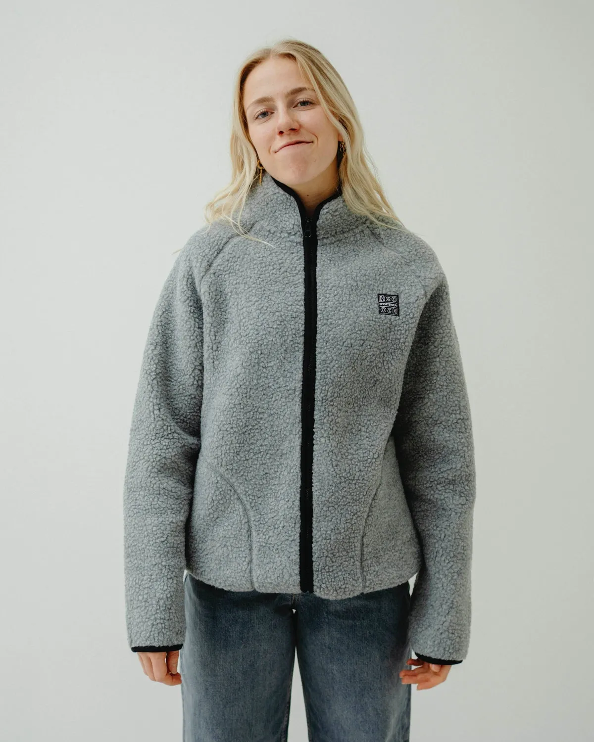 Langli Pile Jacket - Grey Mel