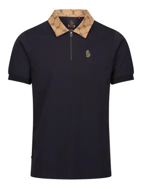 LUKE 1977 Henderson zip neck polo -                         -                     -                