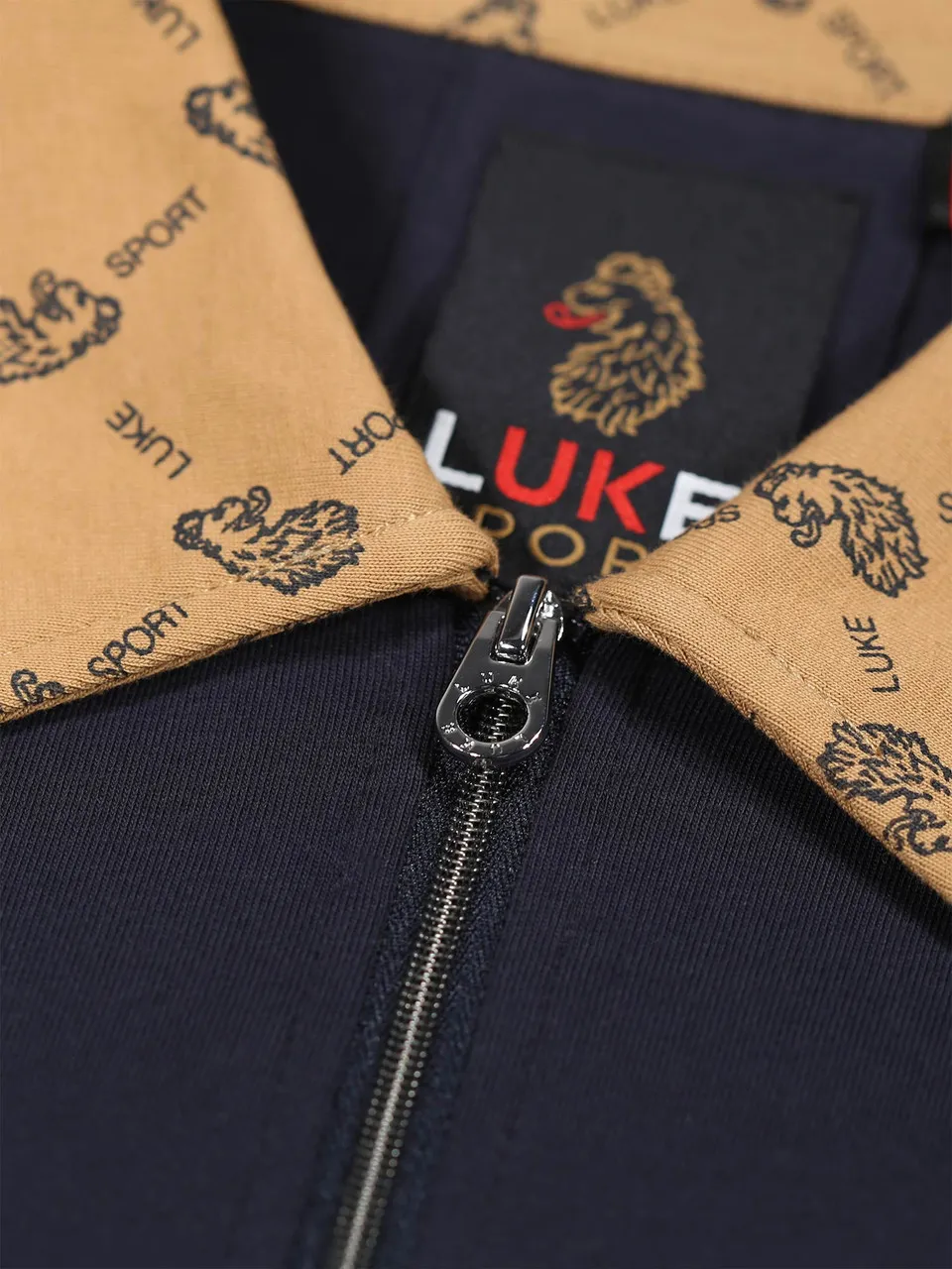 LUKE 1977 Henderson zip neck polo -                         -                     -                