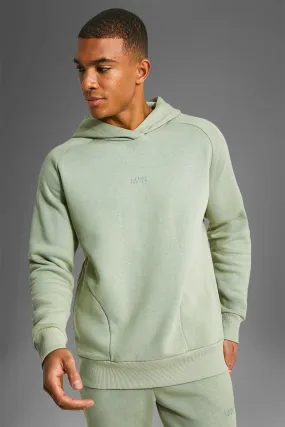 Man Active Gym Raglan Over The Head Hoodie