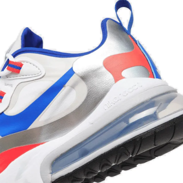 Nike wmns air max 270 react white racer blue flash crimson
