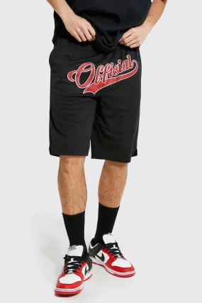 Official Mesh Long Basketball Short