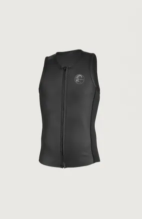 O'Riginal 2mm Full Zip Vest | BLACK/BLACK