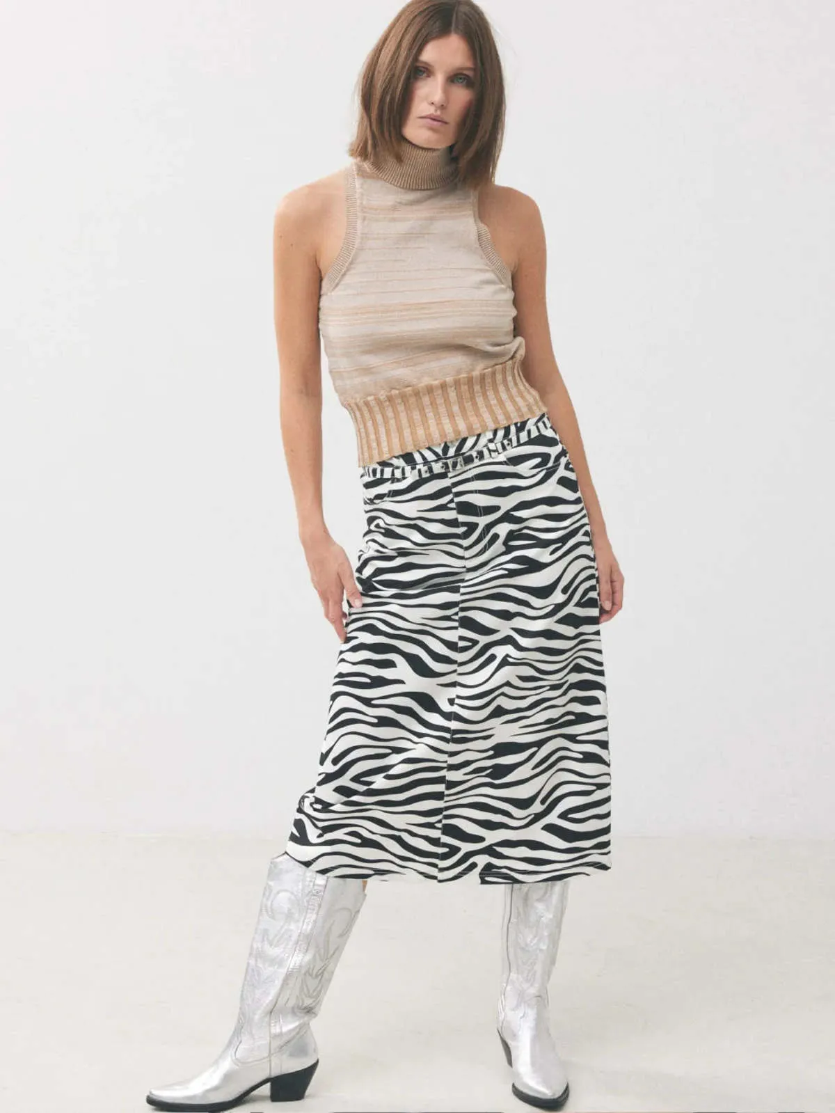 Ozzy Skirt - Zebra