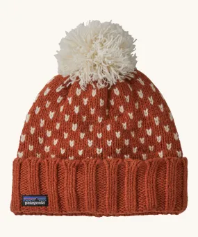 Patagonia Adult Snowbelle Beanie - Pine Burnished Red