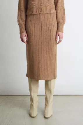 Pia Tube Skirt - Camel