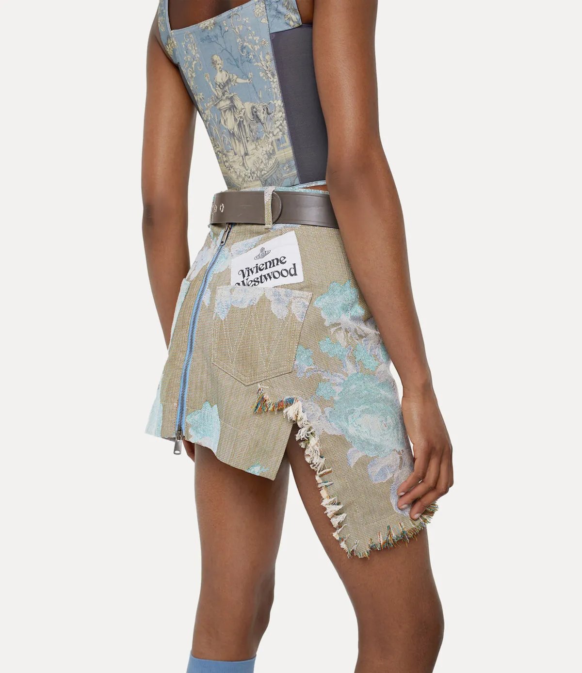Sailor Skirt - Rose Print