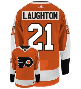 Scott Laughton Philadelphia Flyers Adidas Authentic Home NHL Hockey Jersey     